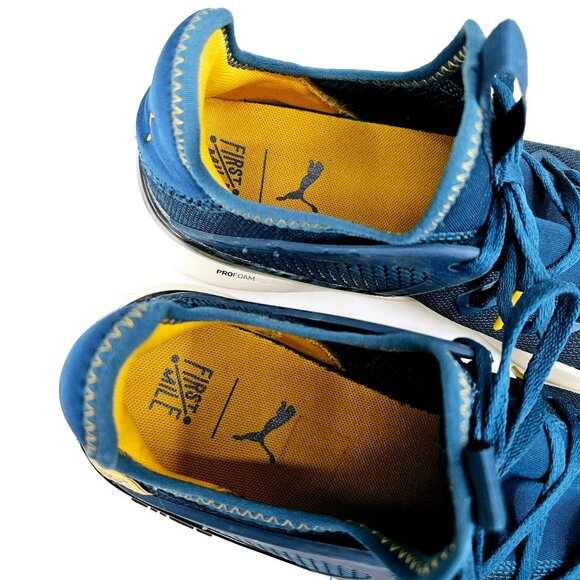 Puma x First Mile Mens Pure XT Utility Training Shoes 11.5 Blue Yellow 195198-02 - Picture 3 of 14